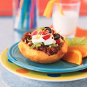 Copas de Carne Sloppy Jos con Queso