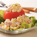Macaroni Salad Tomato Cups