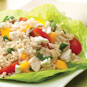 Mango Basil Chicken and Brown Rice Salad