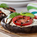 Caprese Stuffed Portobellos